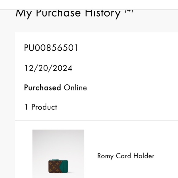 Louis Vuitton Romy Card Holder Borneo Green - Picture 5 of 8